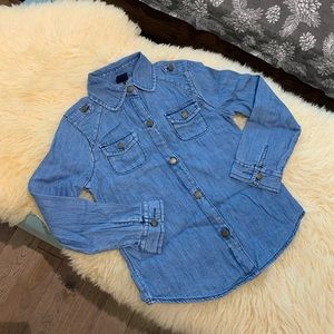 Gap1969 girls denim shirt